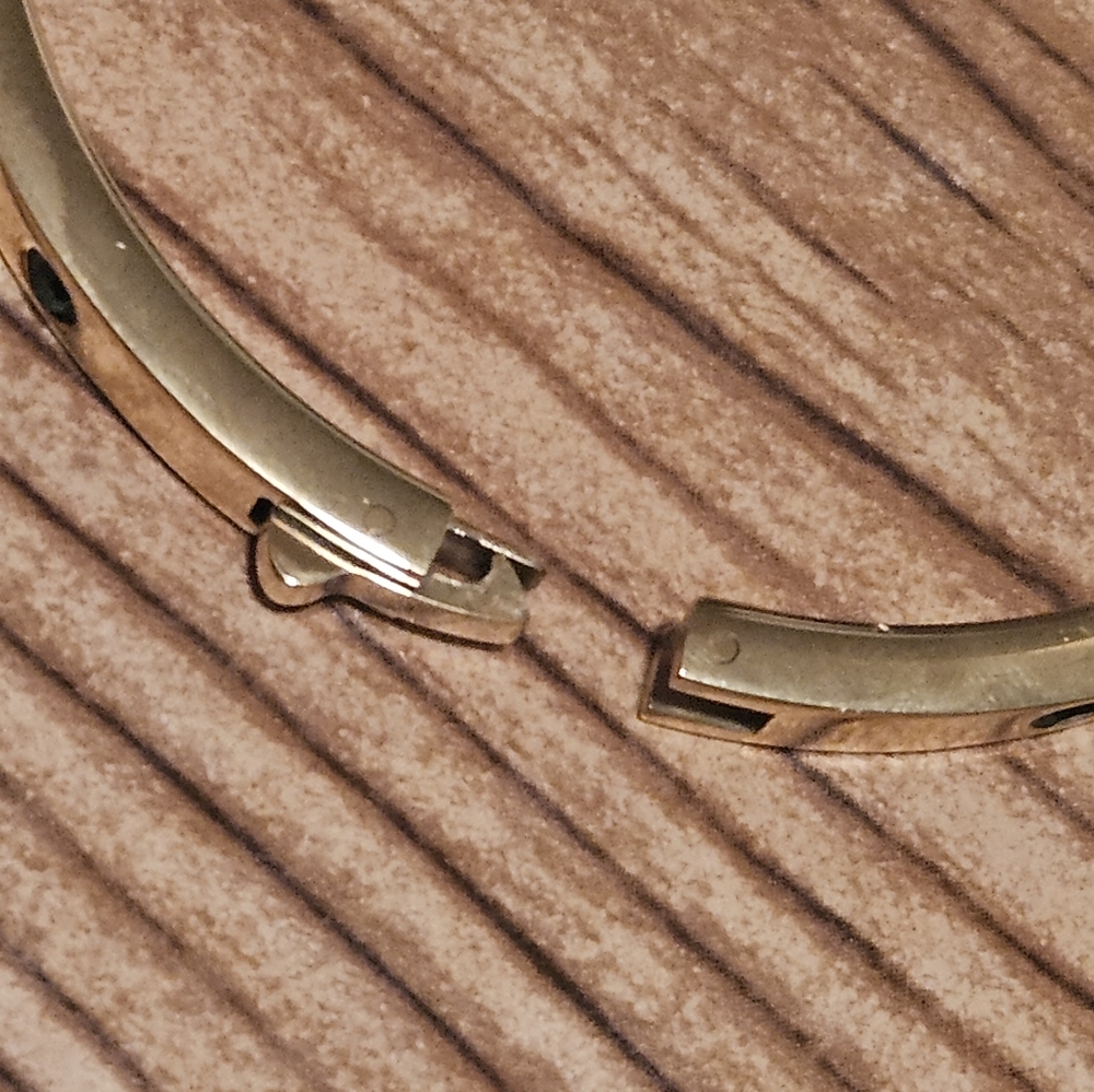 Kate Spade New York Bracelet Women Gold Stackable Stainless Steel Bangle ERK1969 - Picture 6 of 13